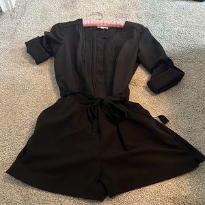 Loft Black Shorts Jumper / Romper Size 2